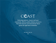 Tablet Screenshot of coastprgroup.com